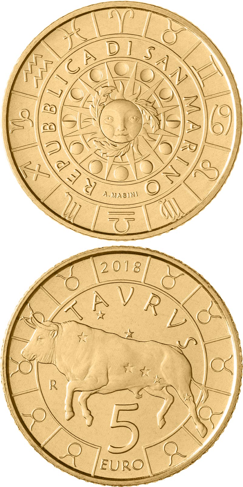 monete realizzate per San marino rovescio