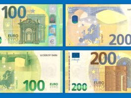 Presentati al pubblico i nuovi 100 e 200 euro