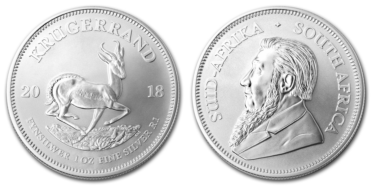 Ecco il krugerand in argento messo sul mercato da South African Mint all'inizio di agosto