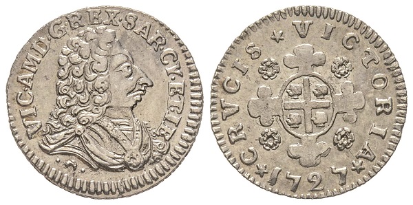 Vittorio Amedeo II., 1675-1727. Come re di Sardegna, 1724-1727.
