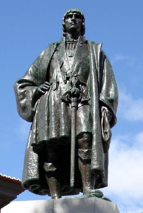 Monumento a João Gonçalves Zarco, uno degli scopritori di Madeira nel 1519