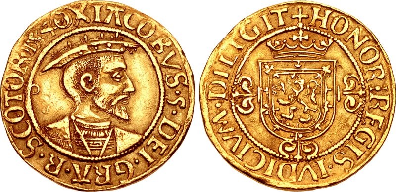 Il "bonnet" (berretto) millesimato 1540 è la prima moneta con data nella storia della Scozia, segno di una volontà del sovrano di inserirsi nei mercati internazionali con Francia, Inghilterra e Spagna
