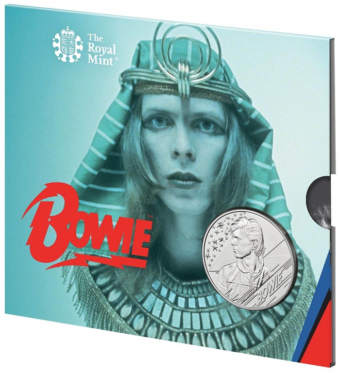 Come sempre, le più belle copertine degli album prodotti dall'artista ispirano la Royal Mint per il packaging delle monete