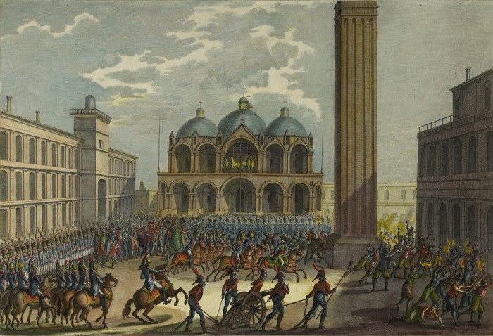Napoleone Bonaparte a Venezia nel 1797: il turbine rivoluzionario si abbatte rovinoso sulle secolari istituzioni della Serenissima
