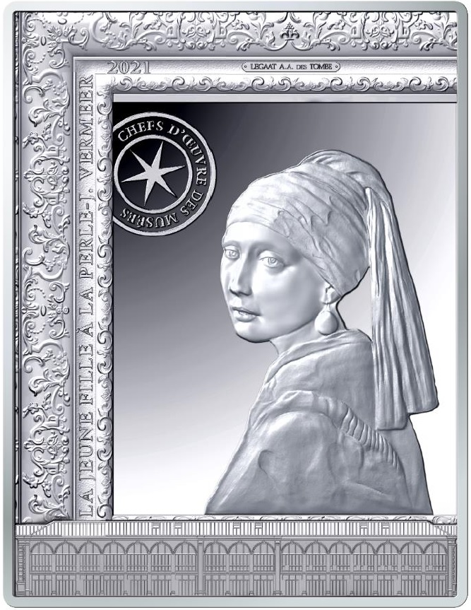 La "ragazza col turbante", chiamata anche la "Monna Lisa del Nord", sulla nuova emissione di Francia dedicata ai capolavori dei musei di tutto il mondo
