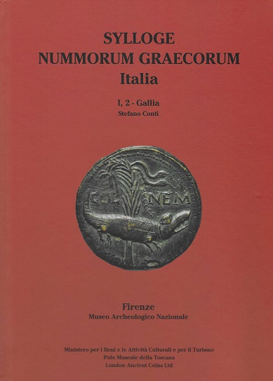 La copertina del volume di Stefano Conti che censisce le monete della Gallia conservate al Museo archeologico nazionale di Firenze