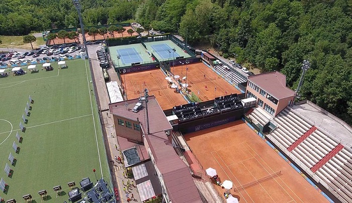 Il centro sportivo nel quale, a San Marino, si svolgeranno tra luglio e agosto gli International Open 2023 di tennis, manifestazione che è molto cresciuta negli anni fino al livello ATP125 Challenger
