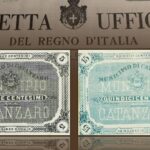 biglietti fiduciari cartamoneta banconote lire catanzaro