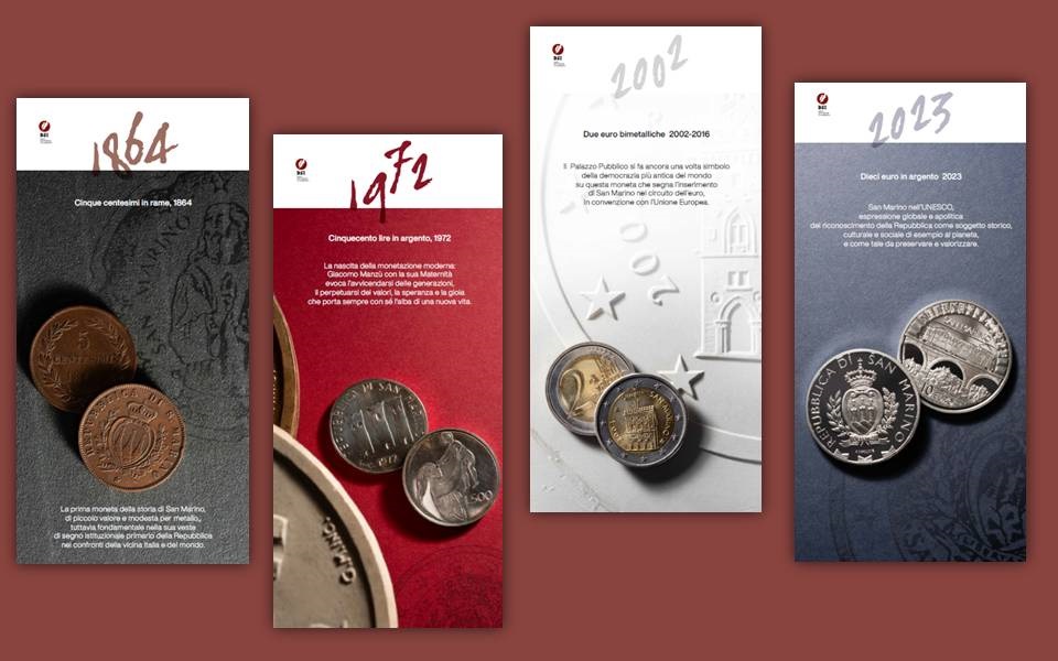 calendario arte bsi 2024 numismatica mfm san marino museo lire scudi euro