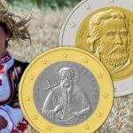 euro monete di bulgaria 2025 santi religione croce cavaliere madara scultura arte unione europea