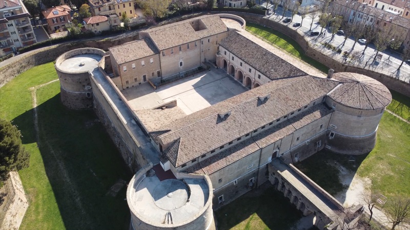 La Rocca Costanza è uni dei simboli della città di Pesaro, capitale italiana della Cultura 2024