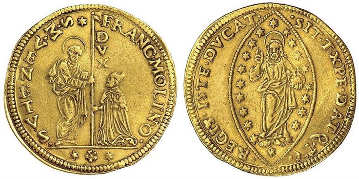multipli di zecchino monete oro venezia doge serenissima ostentazione numismatica rarità