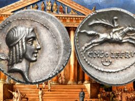 moneta numismatica rarità denario piso frugi roma repubblica argento cicerone apollo cavaliere ludi apollinei