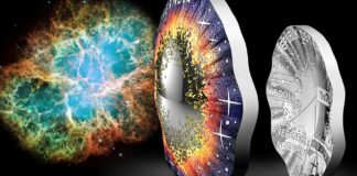 bellezza dell'universo supernova astronomia austria 20 euro argento numismatica moneta