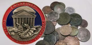 museo sequestro monete scavo abusivo metal detector carabinieri tpc ministero della cultura denuncia