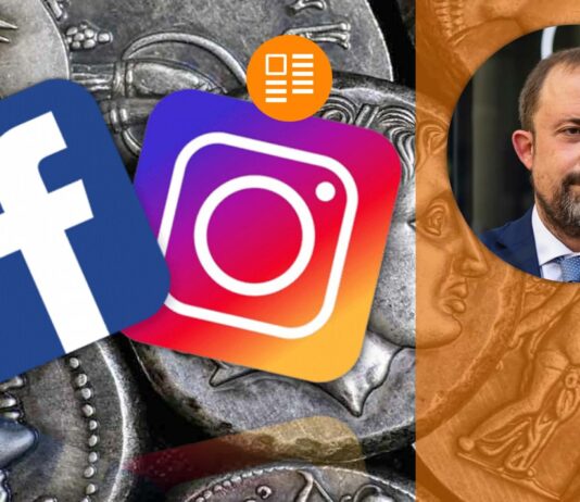 nuovi canali social di cronaca numismatica facebook instagram x twitter linkedin google news numismatica monete medaglia banconote