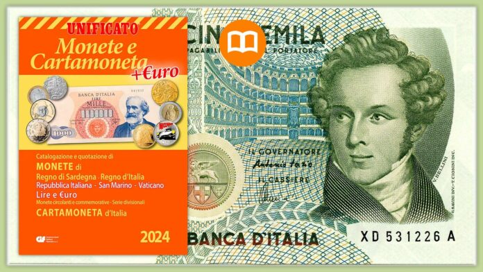 unificato catalogo lire euro italia vaticano san marino monete banconote colleziosmo numismatica