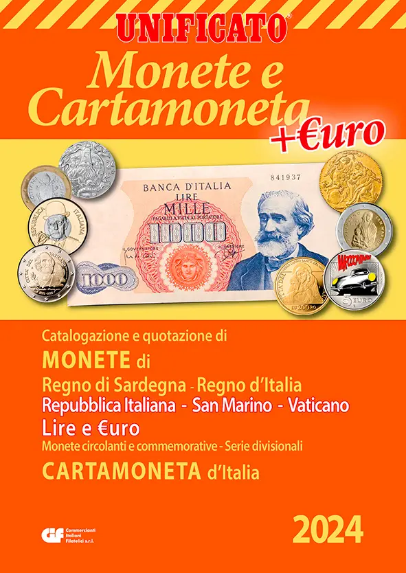 unificato catalogo lire euro italia vaticano san marino monete banconote colleziosmo numismatica