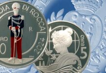 puccini e guardia di rocca monete san marino argento proof 2024 numismatica collezione euro