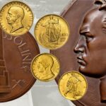 obelisco foro italico mussolini fascismo monete oro fondazione 1932 numismatica mistero codice