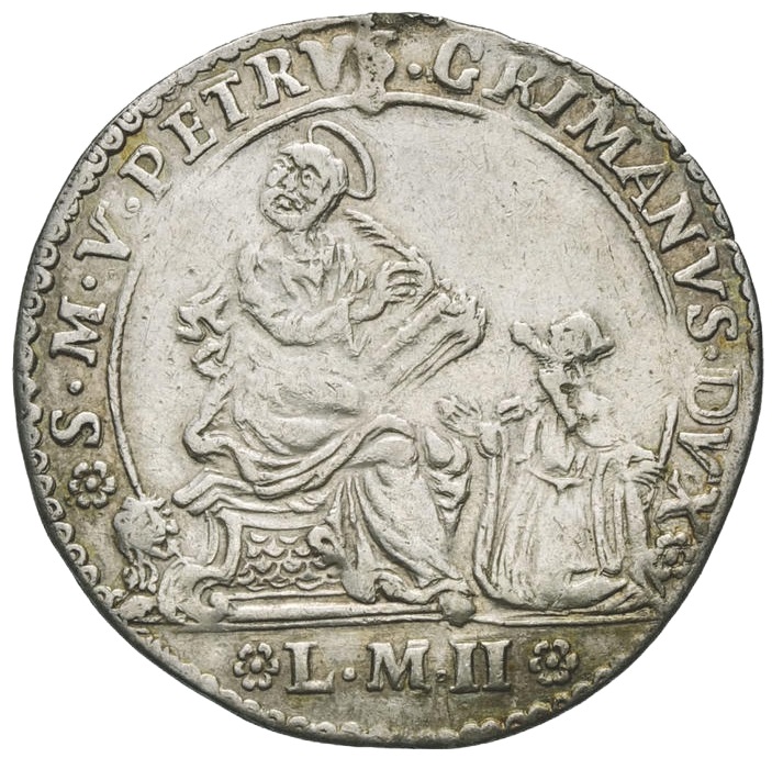 osella aquileia pietro grimani patriarcato udine gorizia papa bolla austria moneta medaglia