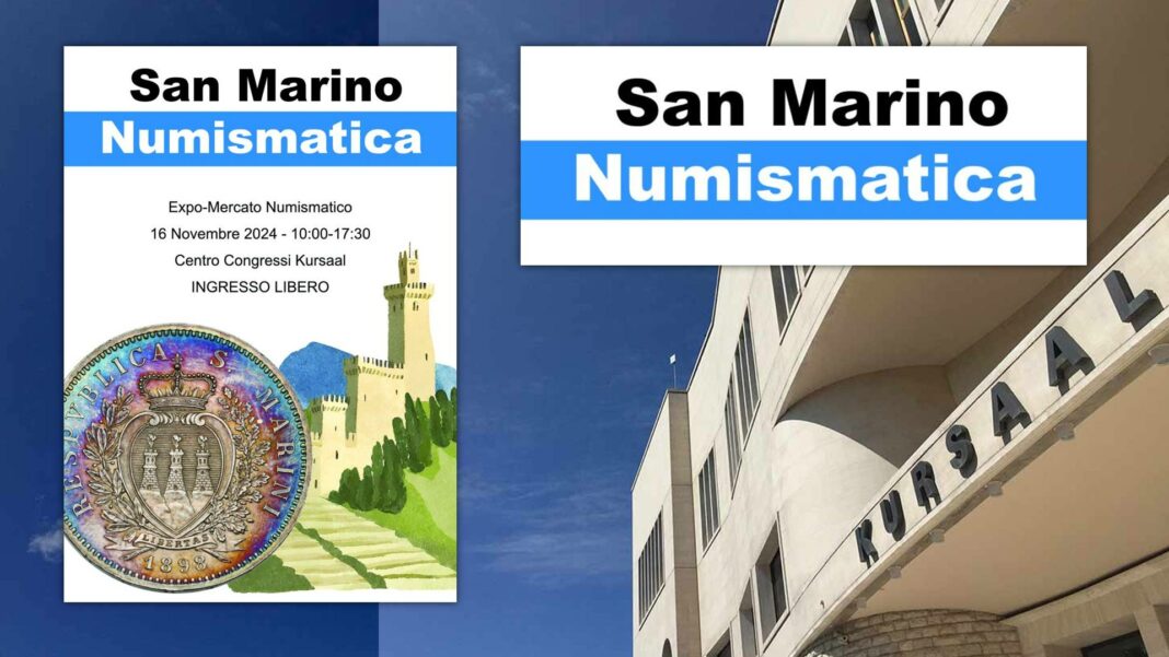 san marino numismatica 2024 monete medaglie francobolli fiera collezionismo commercio