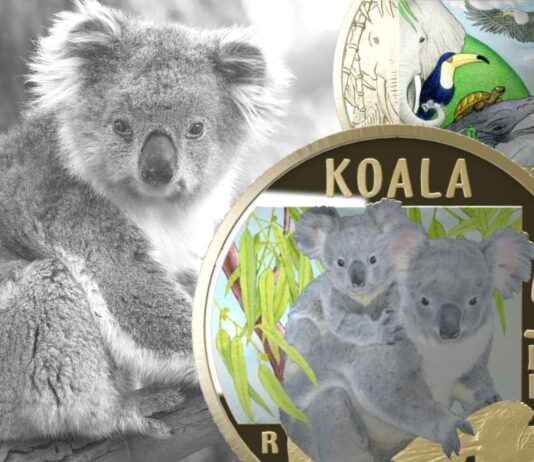 moneta da 5 euro koala wwf ipzs euro collezione italia numismatica natura ambiente