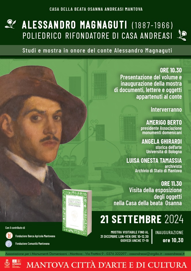 il conte magnaguti mantova casa andreasi beata osanna monete libri lettere documenti mostra numismatica tesori