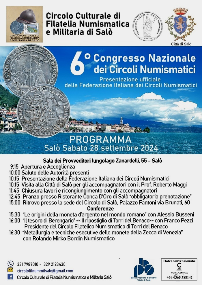 federazione italiana dei circoli numismatici monete medaglie banconote lire eruo collezione