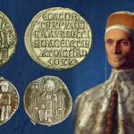 abiti e insegne del doge di venezia serenissima repubblica monete bolle corno mantello san marco storia medioevo bisanzio