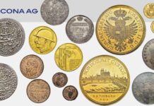 aste sincona 92-95 zurigo numismatica monete medaglie collezione rarità unico oro argento prove lire centesimi euro moneta medaglia eccezionale