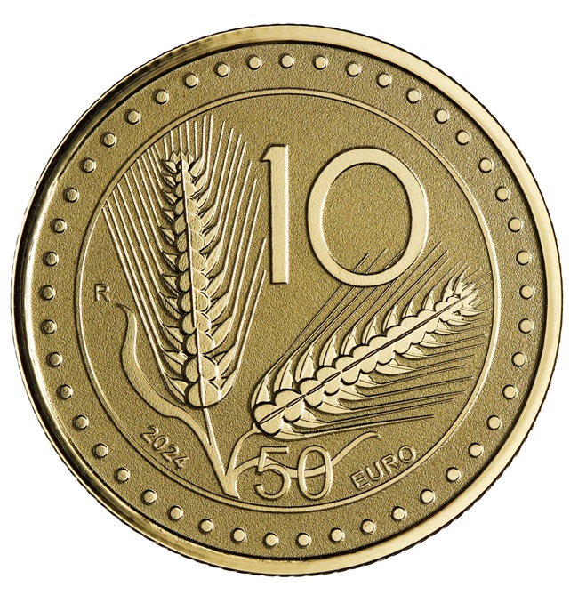 moneta da 10 lire spighe euro oro ipzs mef edizione speciale commemorativa rarità numismatica