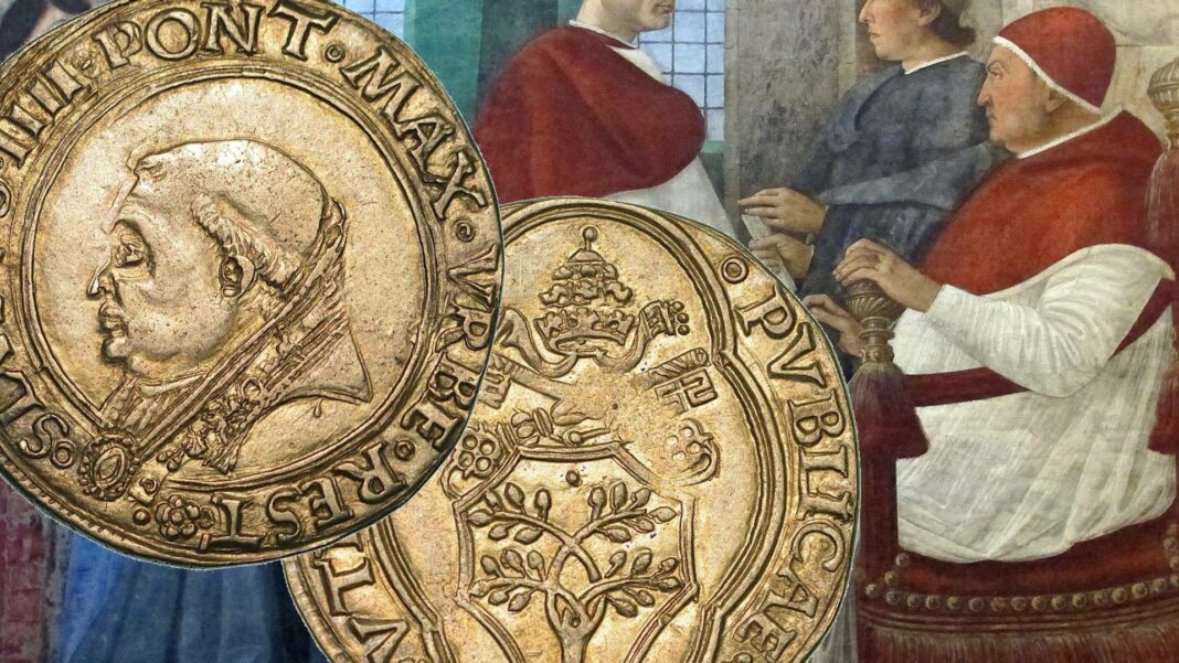 monete per il giubileo 1475 numismatica roma anno santo grosso argento rarità sisto opere pubbliche papa