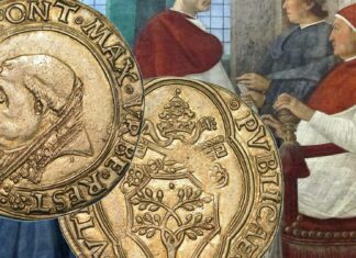 monete per il giubileo 1475 numismatica roma anno santo grosso argento rarità sisto opere pubbliche papa