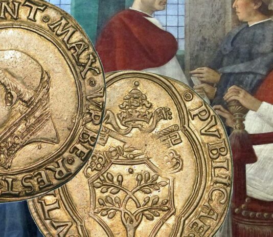 monete per il giubileo 1475 numismatica roma anno santo grosso argento rarità sisto opere pubbliche papa