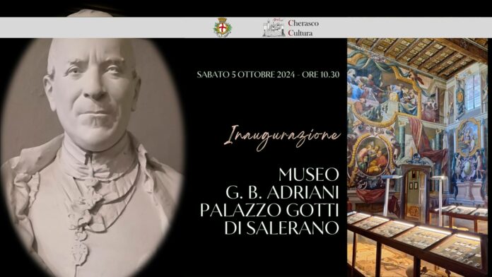 museo giovan battista adriani cherasco cuneo apertura mostra restauro monete medaglie sigilli quadri archeologia lettere documenti libri arte