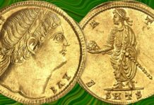 multiplo da due solidi di costantino il grande moneta oro tessalonica unicum asta conversione cristianesimo tesoro top price numismatica