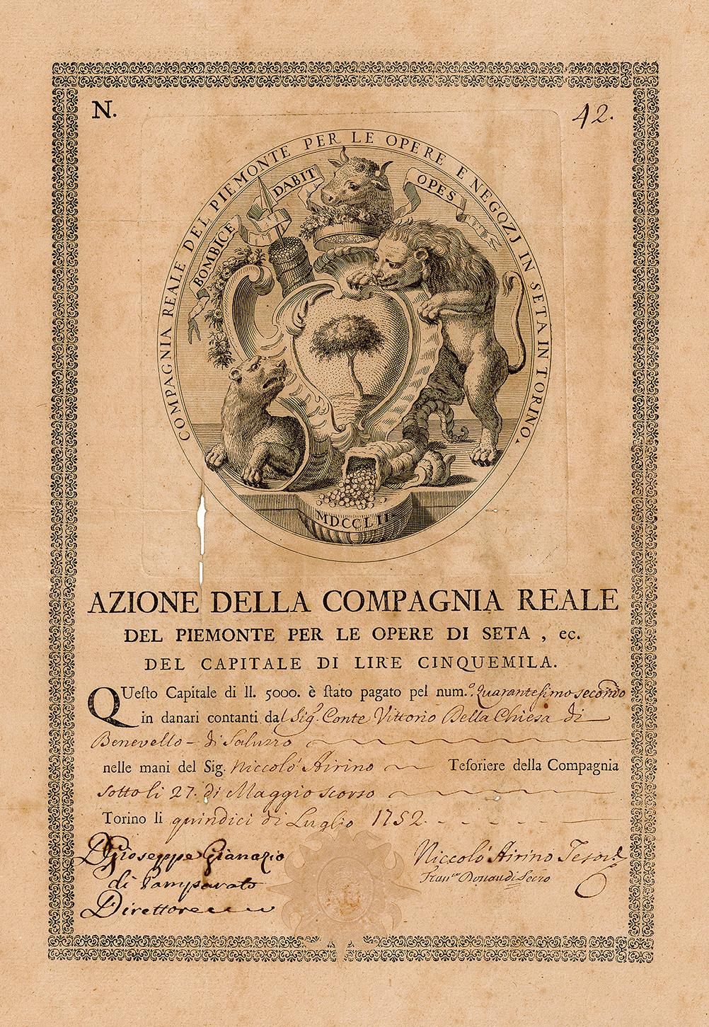 asta portafoglio storico 40 bologna titoli azioni bond certificati lettere cartamoneta buoni borsa stock exchange