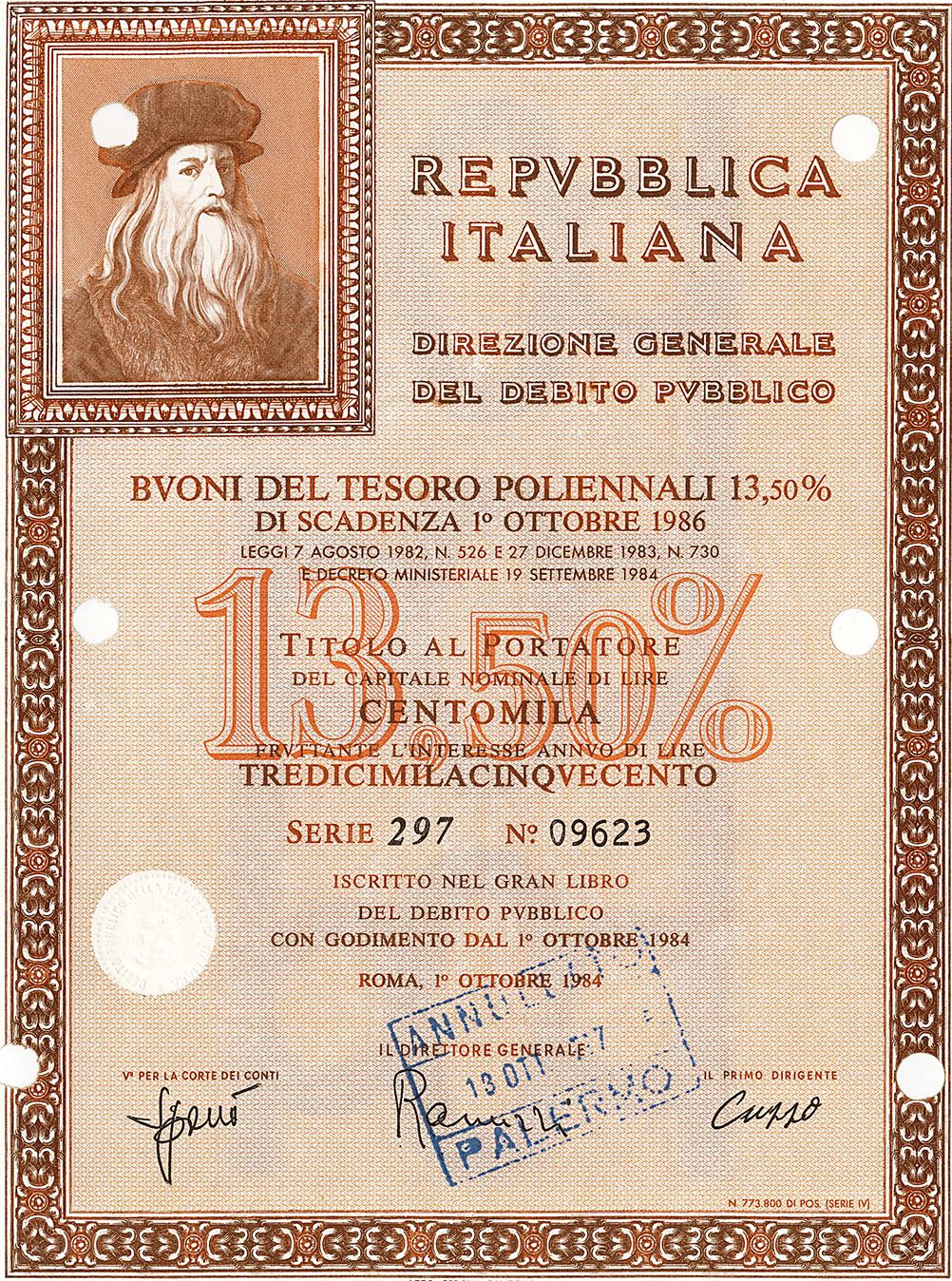 asta portafoglio storico 40 bologna titoli azioni bond certificati lettere cartamoneta buoni borsa stock exchange