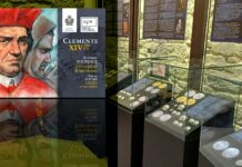 clemente xiv romano pontefice cittadino di san marino mfm museo francobollo moneta roberto ganganelli numismatica filatelia