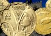 monete d oro di san marino euro gugliemo marconi ragazza flapper radio sandra deiana bellezza falco pellegrino bullion oncia vienna premio nobel rarità numismatica valore prezzo