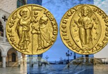 ducato di venezia moneta oro medioevo dollaro zecchino fiorino numismatica mercato valore marco polo zecca san marco doge