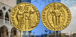 ducato di venezia moneta oro medioevo dollaro zecchino fiorino numismatica mercato valore marco polo zecca san marco doge