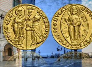 ducato di venezia moneta oro medioevo dollaro zecchino fiorino numismatica mercato valore marco polo zecca san marco doge