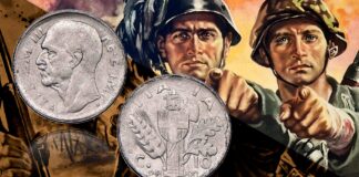 10 centesimi impero 1943-XXI in acciaio repubblica sociale italiana fascismo benito mussolini zecca aosta moneta esperimento rarissima asta nomisma numismatica valore