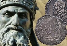 testone di papa gregorio xiii moneta argento roma rarità eccezionale valore numismatica gesù vangelo predica