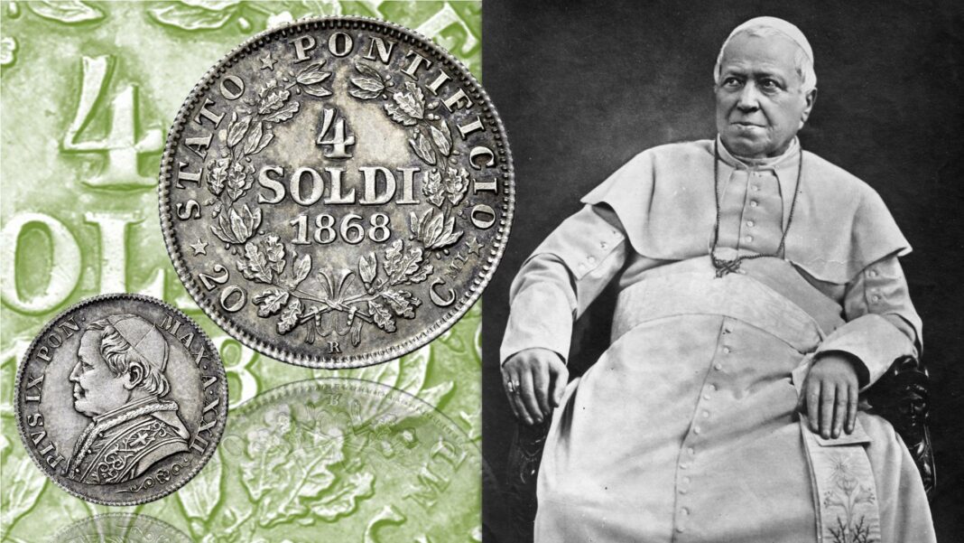 quattro soldi papa pio mastai ferretti rarità moneta argento nac numismatica ars classica asta valore prezzo eccezionale