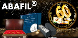 sessanta anni di successi abafil milano azienda brand made in italy collezionismo numismatica filatelia album valigette oblò accessori vassoi slab garretto made in italy qualità innovazione storia sconto promozione