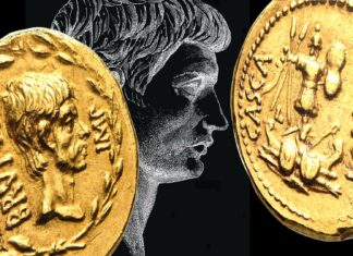 aureo con ritratto di bruto moneta oro roma rarità eccezionale asta numismatica genvensis storia giulio cesare assassinio euro lire valore