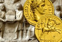 denaro roma mondo romano sesterzio asse, denario aureo oro argento bronzo monete tasse stipendi prestiti usura numismatica